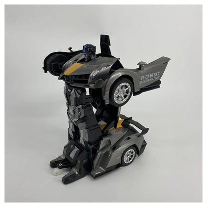 Funny Box Fb 2.4G 1:12 Transformer Car Dual Control (Watch Remote) (Grey)
