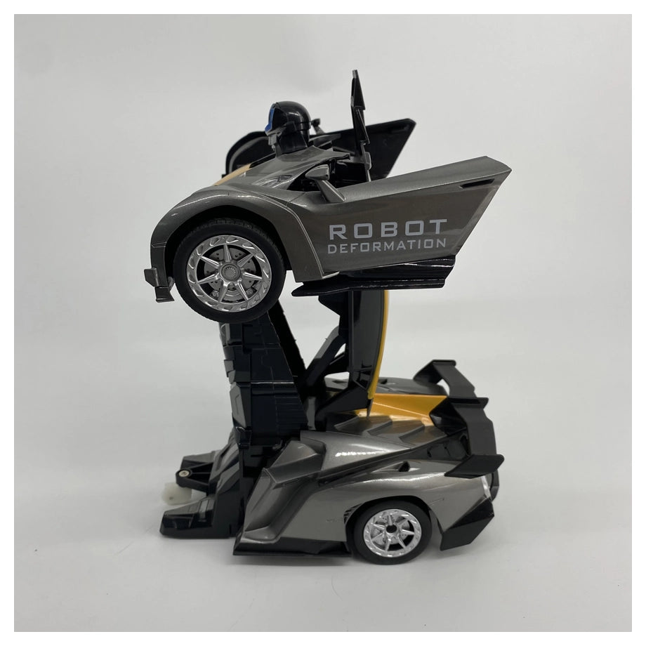 Funny Box Fb 2.4G 1:12 Transformer Car Dual Control (Watch Remote) (Grey)