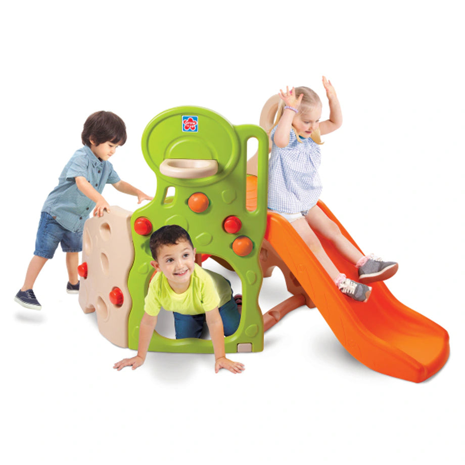 Grow'n Up Little Adventurers Climber & Slide Fun Backyard Playset