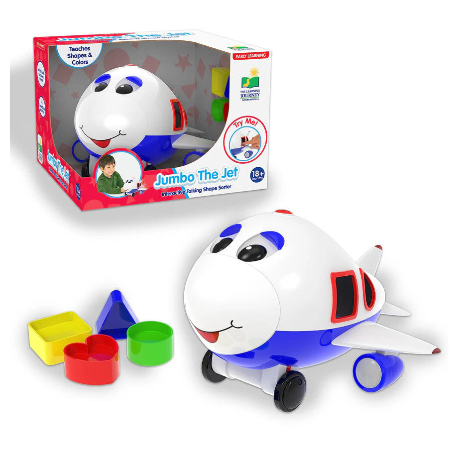 The Learning Journey Talking Shape Sorters - Jumbo The Jet