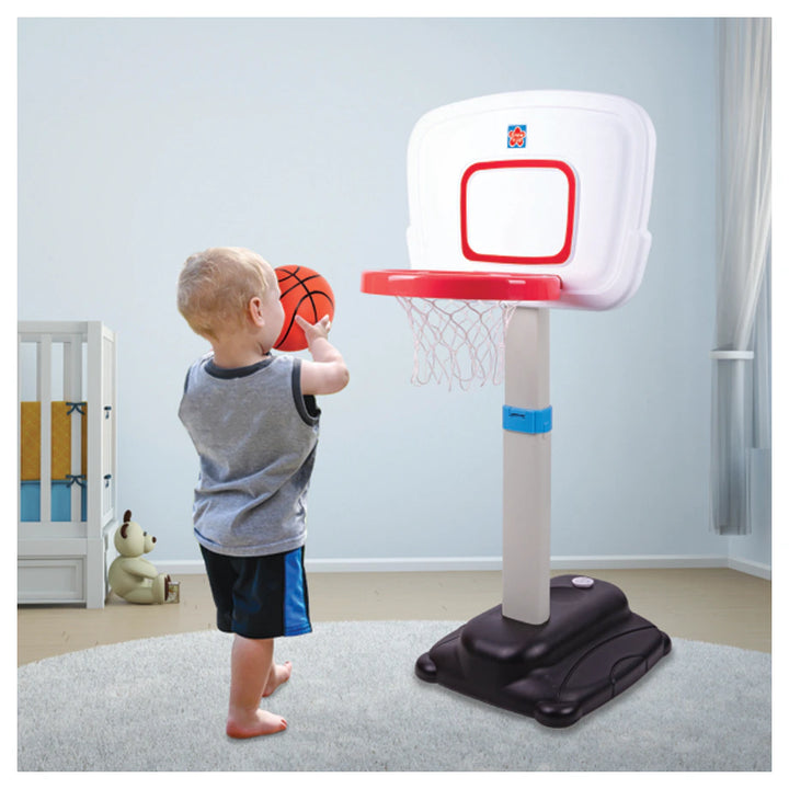 Grow'n Up Basketball Stand Adjustable Outdoor Hoop for Kids