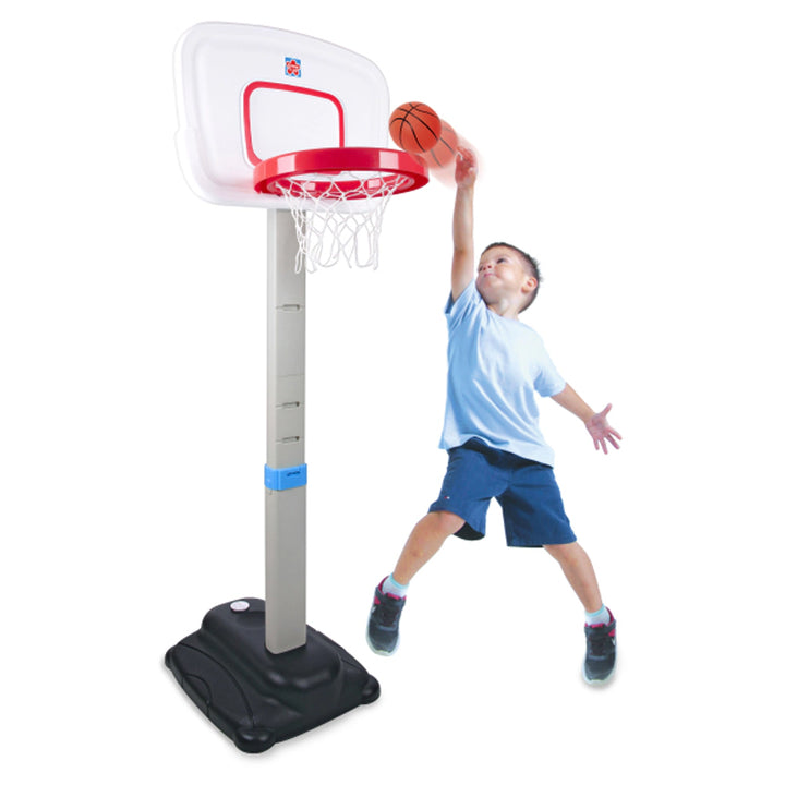 Grow'n Up Basketball Stand Adjustable Outdoor Hoop for Kids