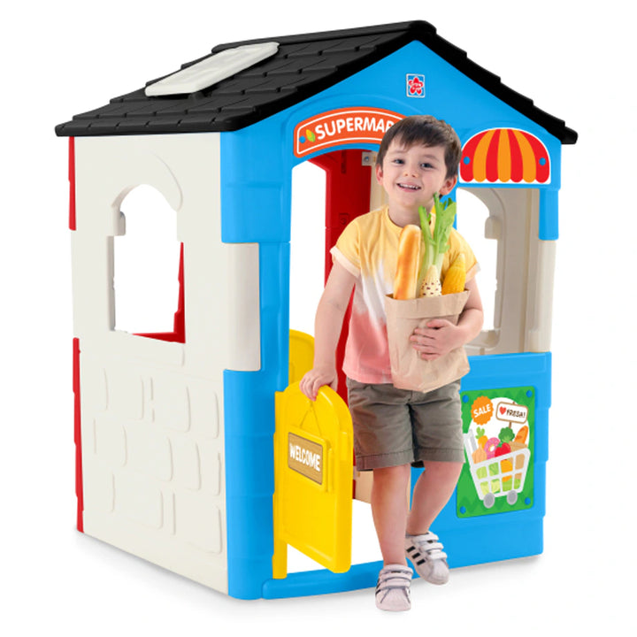Grow'n Up 4-in-1 Theme Playhouse Interactive Backyard Playset