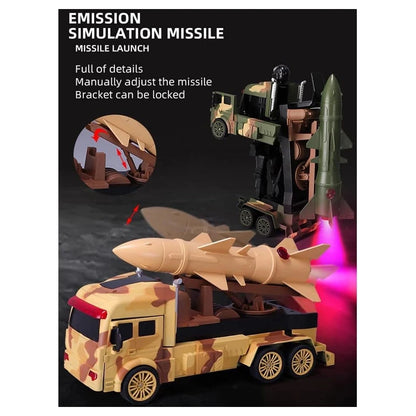 Funny Box Fb 2.4G 1:16 Light Spray Military Camouflage Transformer Car