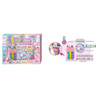 Pecoware Pop It Purse Nail Beauty Set