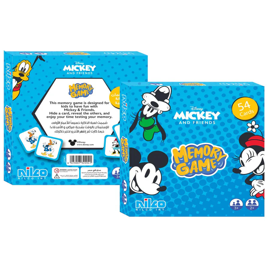 Nilco Mickey And Friends Memory Game
