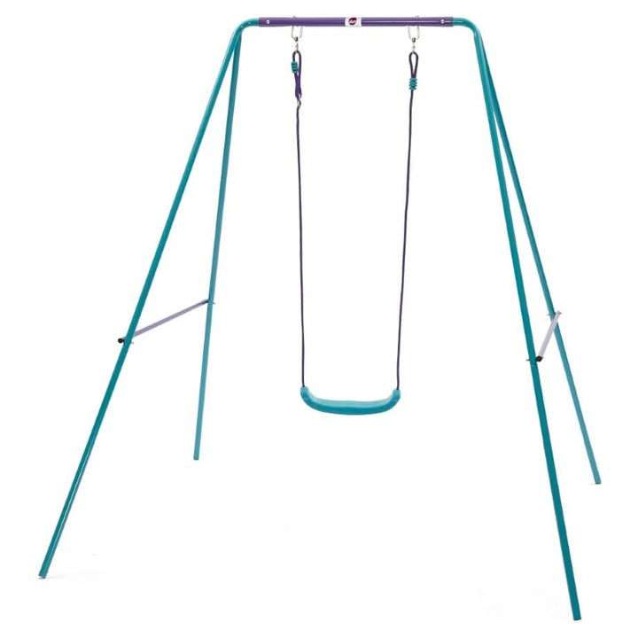 Plum 2-In-1 Metal Swing Set