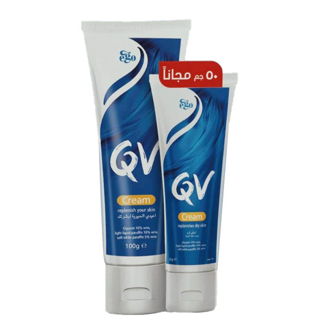 QV Cream Combo Box - QV Cream 100G + QV Cream 50G Free