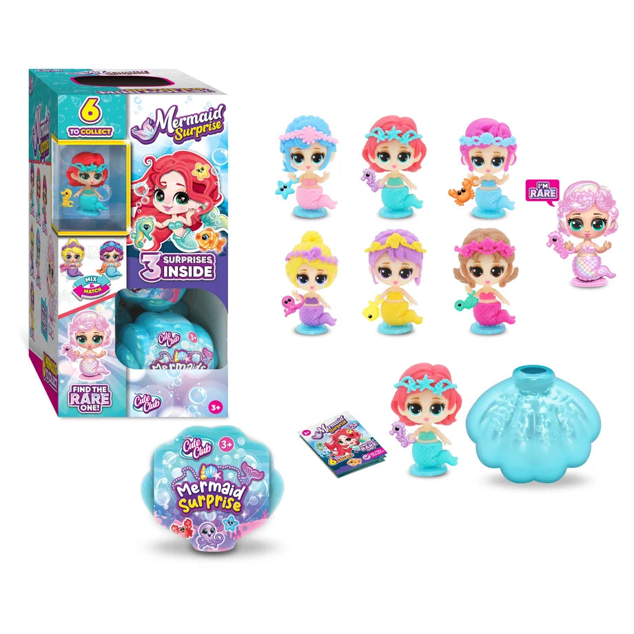 Cute Club Mermaid Collectible (6 Assorted)