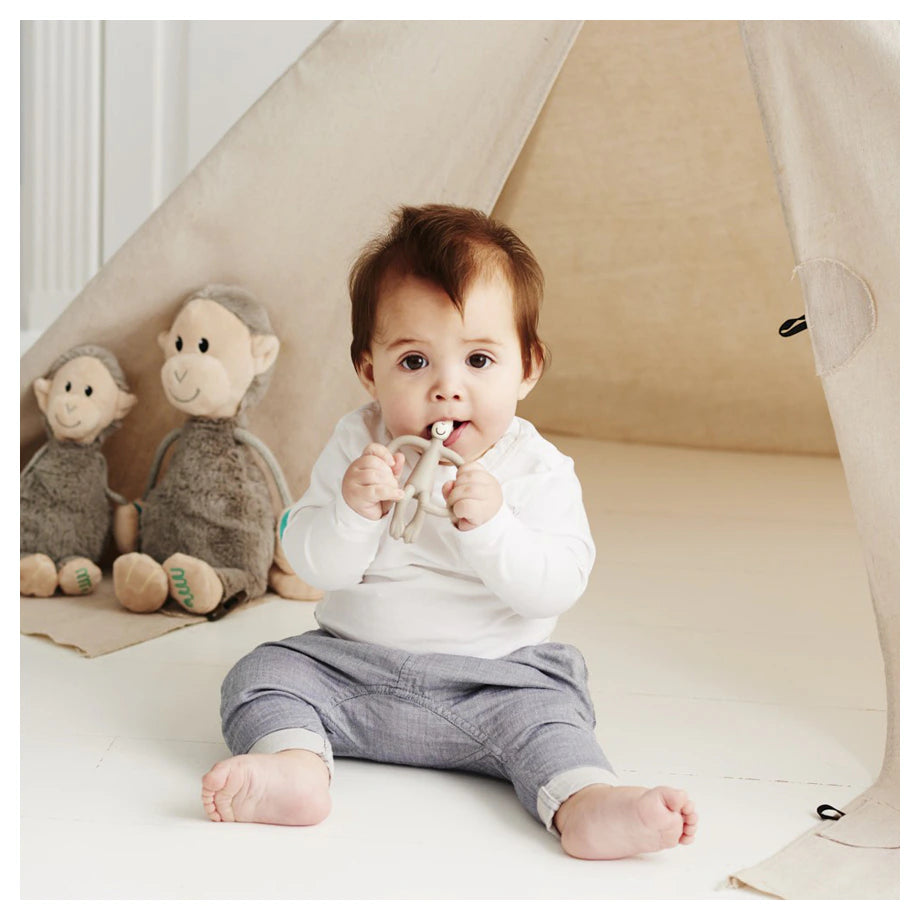 Matchstick Monkey Teething Toy (Grey)