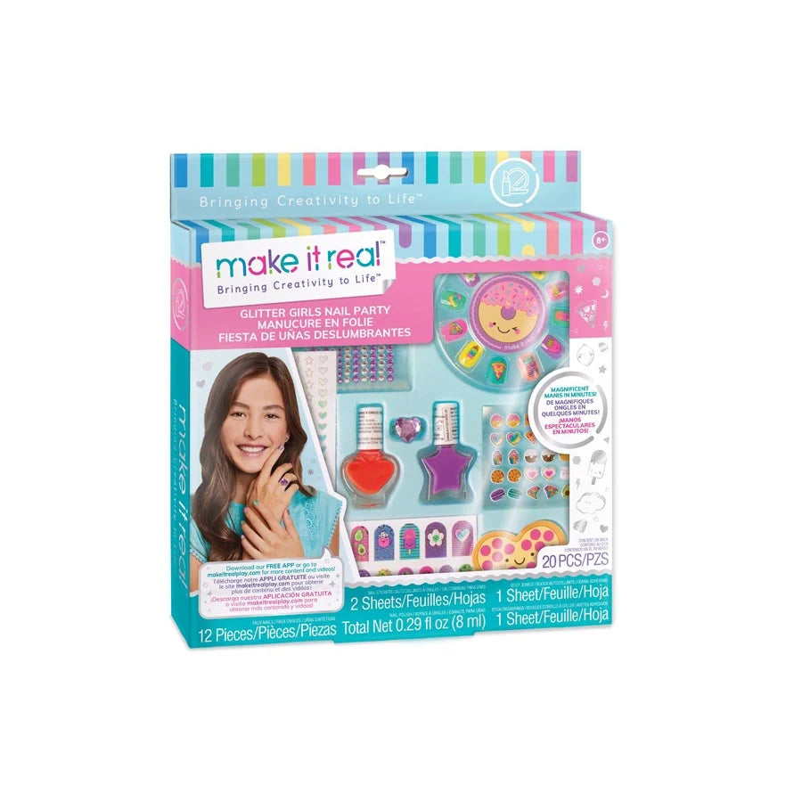 Make It Real Glitter Girls Nail Party