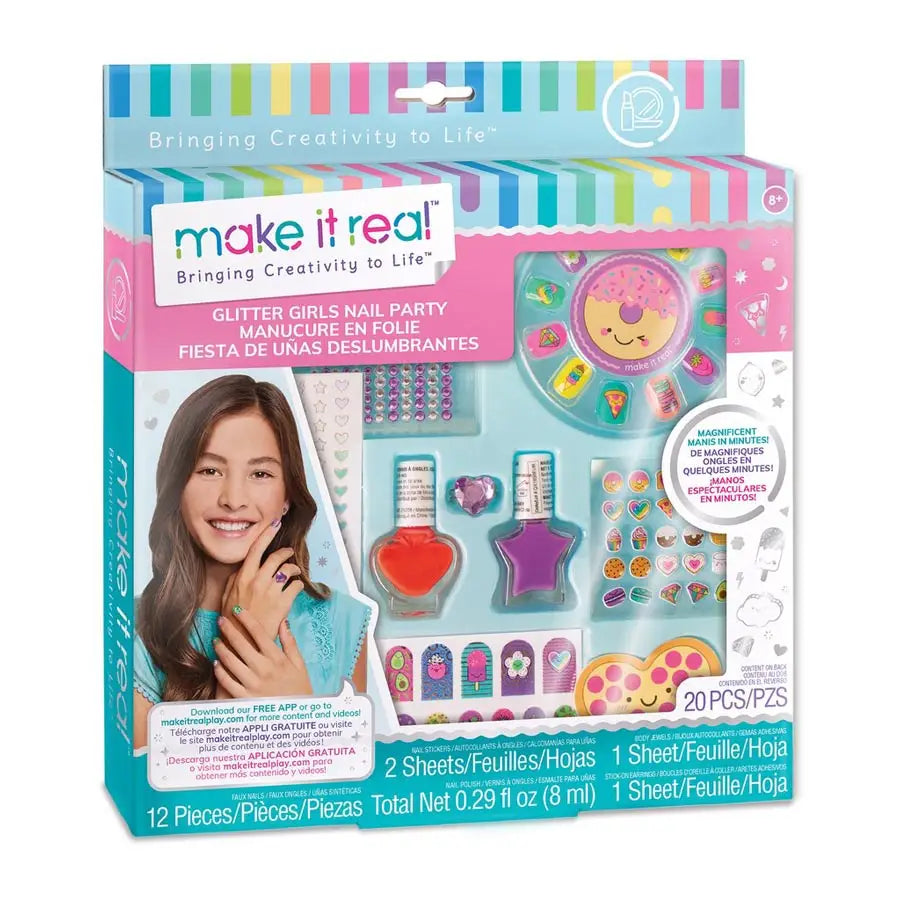Make It Real Glitter Girls Nail Party