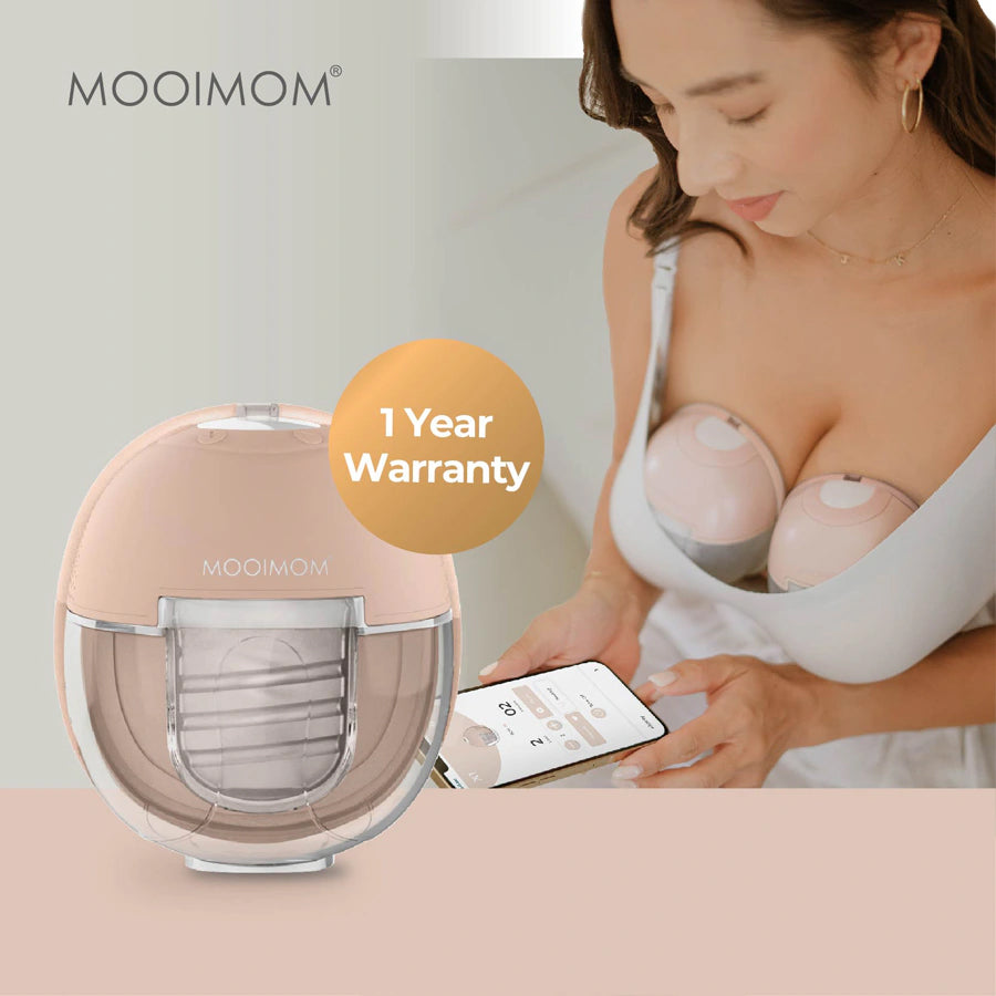 مضخة الثدي الكهربائية الذكية MOOIMOM X1 بدون استخدام اليدين مضخة الثدي الكهربائية الذكية MOOIMOM X1 بدون استخدام اليدين