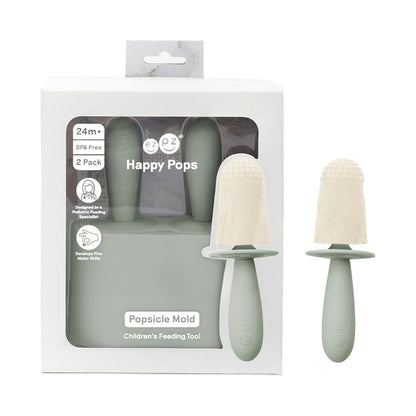 ezpz Happy Pops Popsicle (Sage)