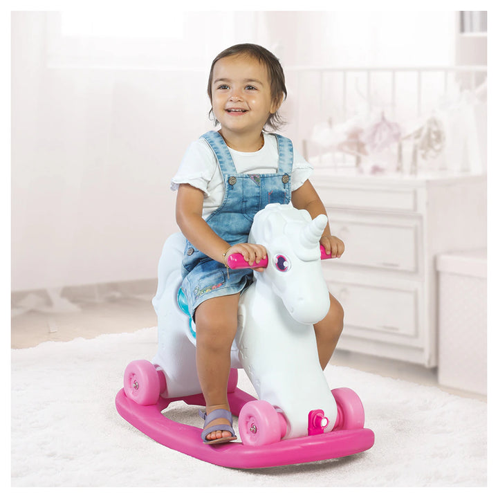 Dolu Unicorn Rocking Wheeled Horse