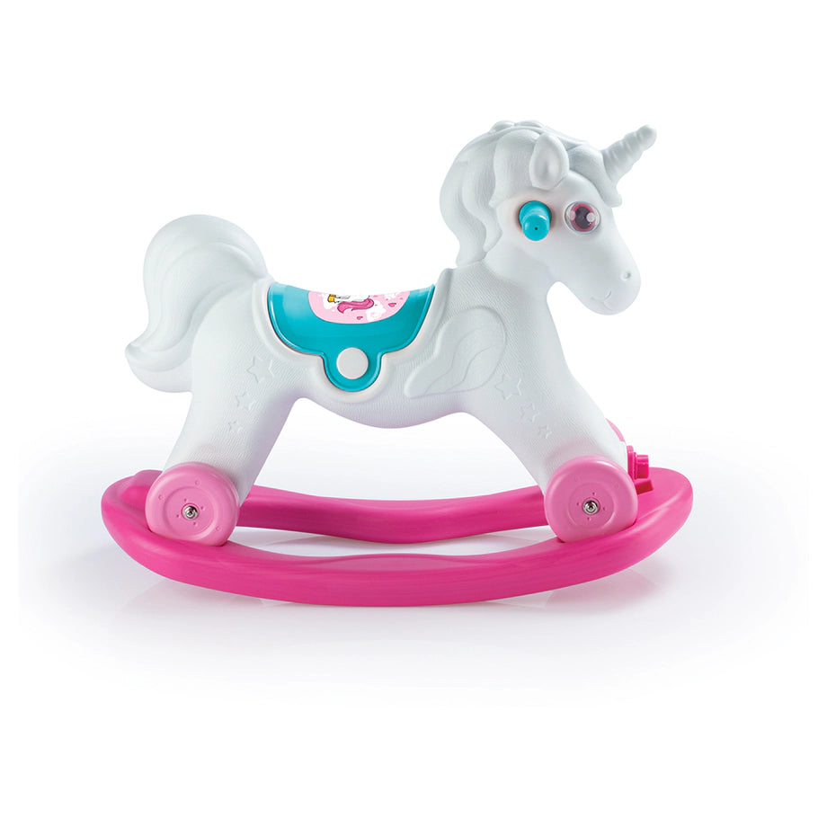 Dolu Unicorn Rocking Wheeled Horse