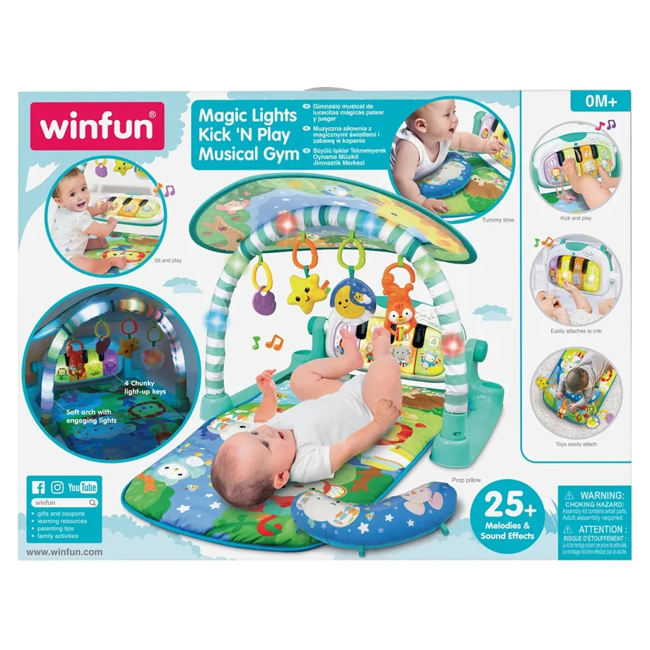 Winfun Magic Lights Kick 'N Play Musical Gym