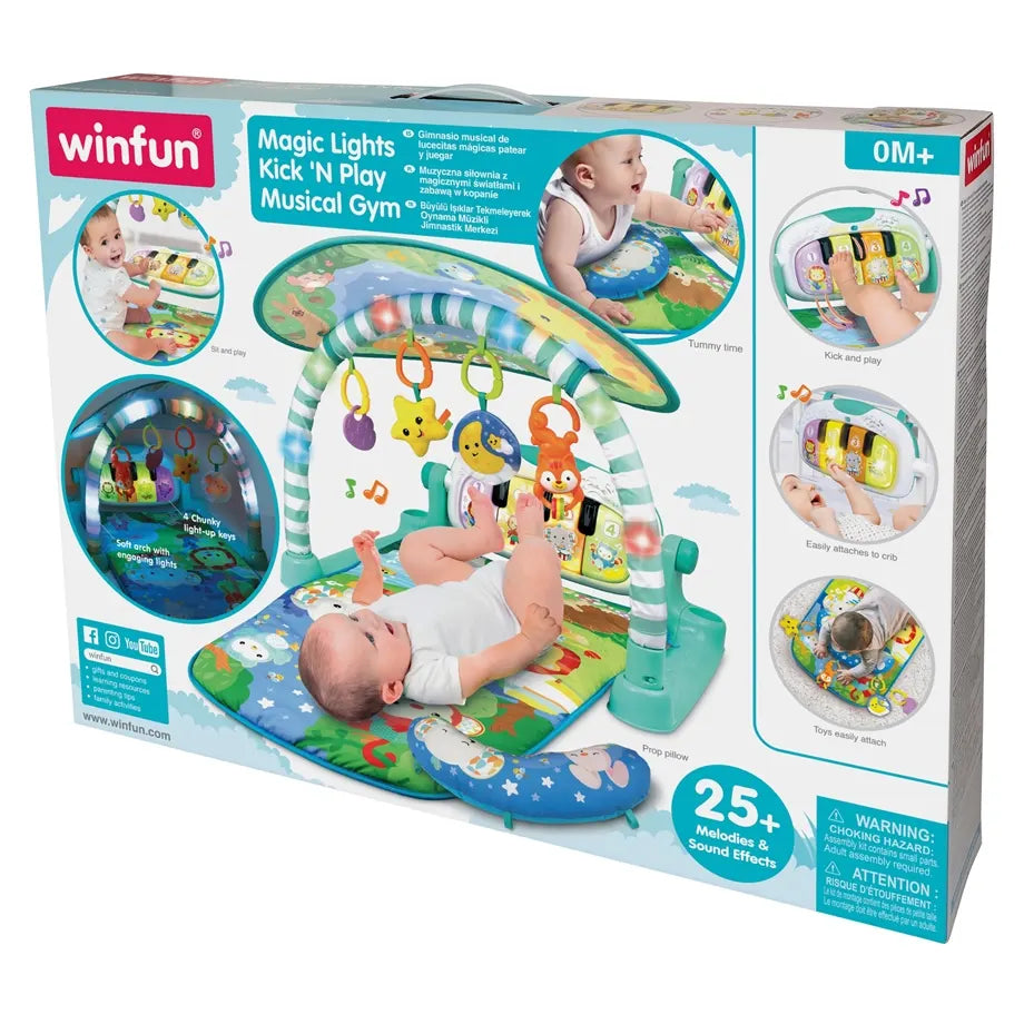 Winfun Magic Lights Kick 'N Play Musical Gym