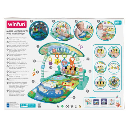 Winfun Magic Lights Kick 'N Play Musical Gym