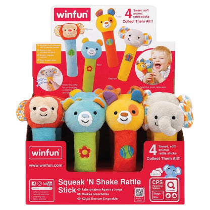 Winfun Squeak 'N Shake Rattle Stick