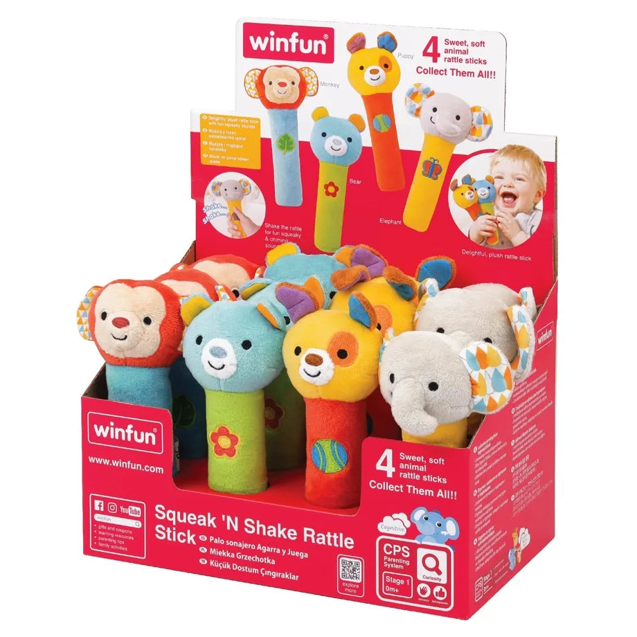 Winfun Squeak 'N Shake Rattle Stick