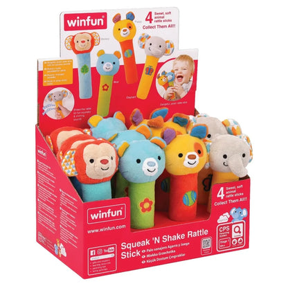 Winfun Squeak 'N Shake Rattle Stick