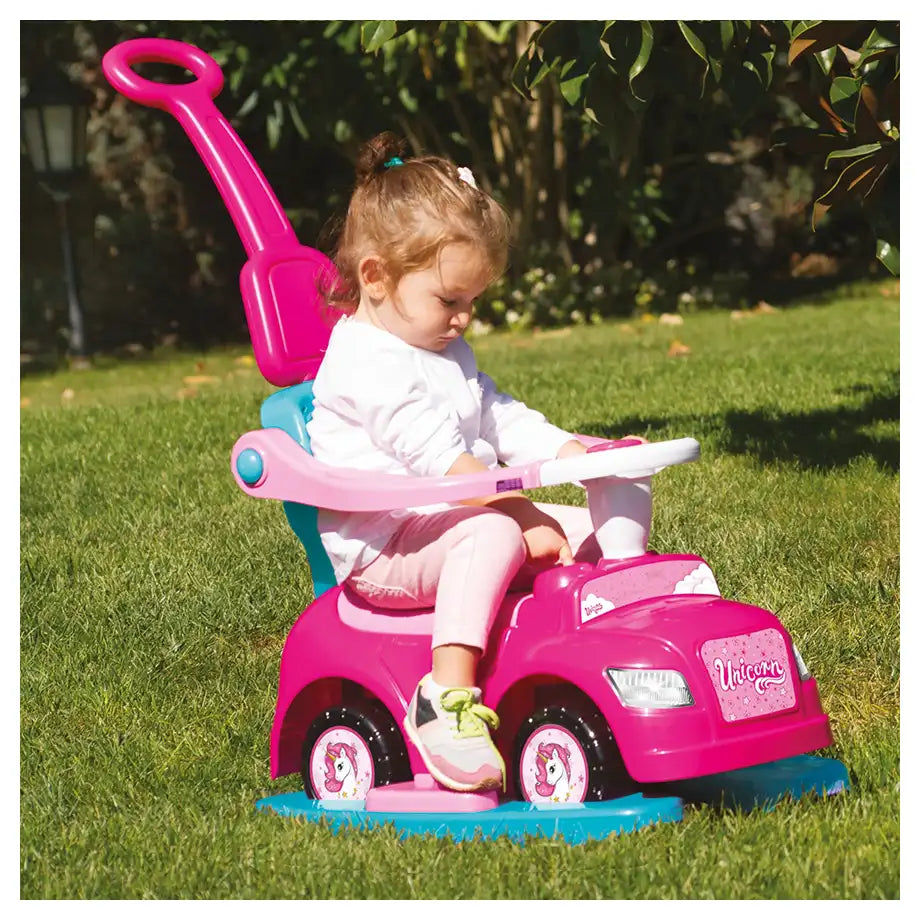 Dolu Unicorn Step Car 4 In 1 (Pink)