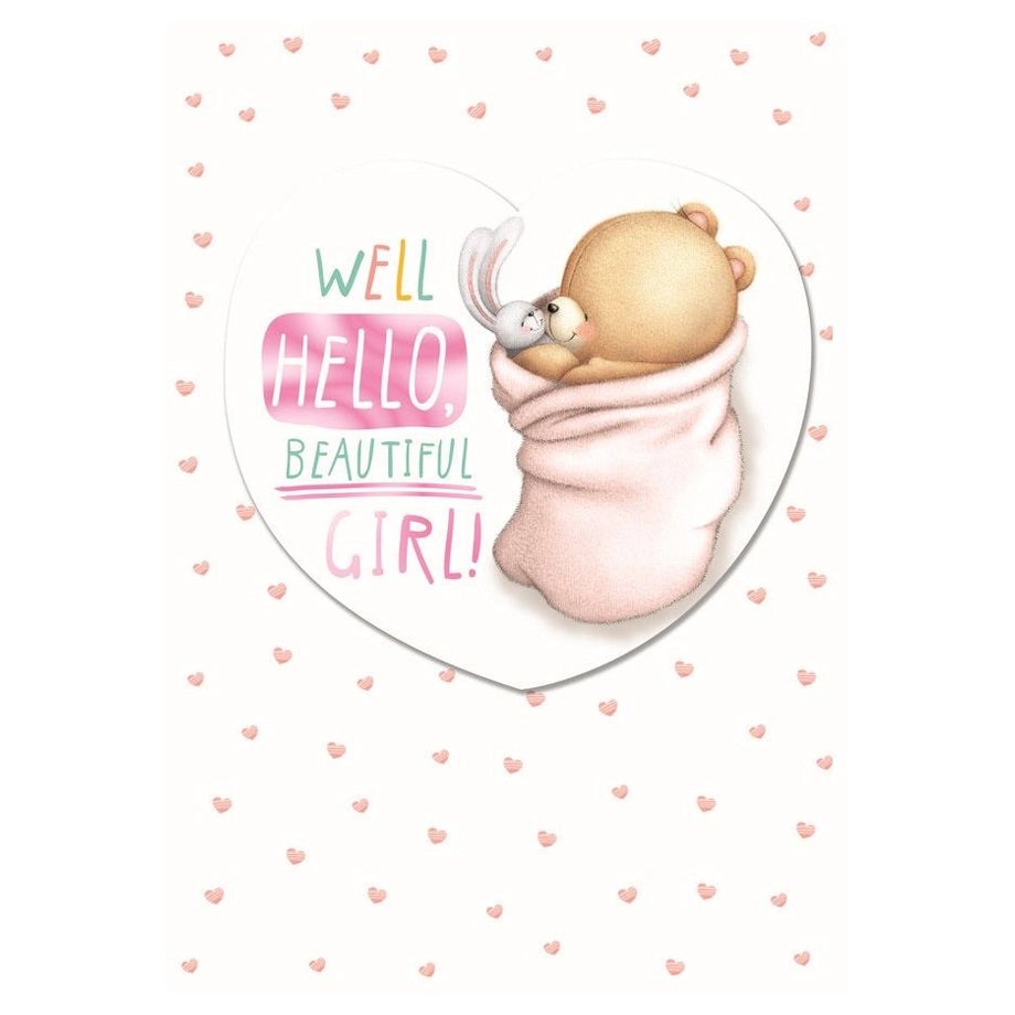 Hallmark Well Hello, Beautiful Girl! Congratulations on the Birth of Your Beautiful Baby Girl!