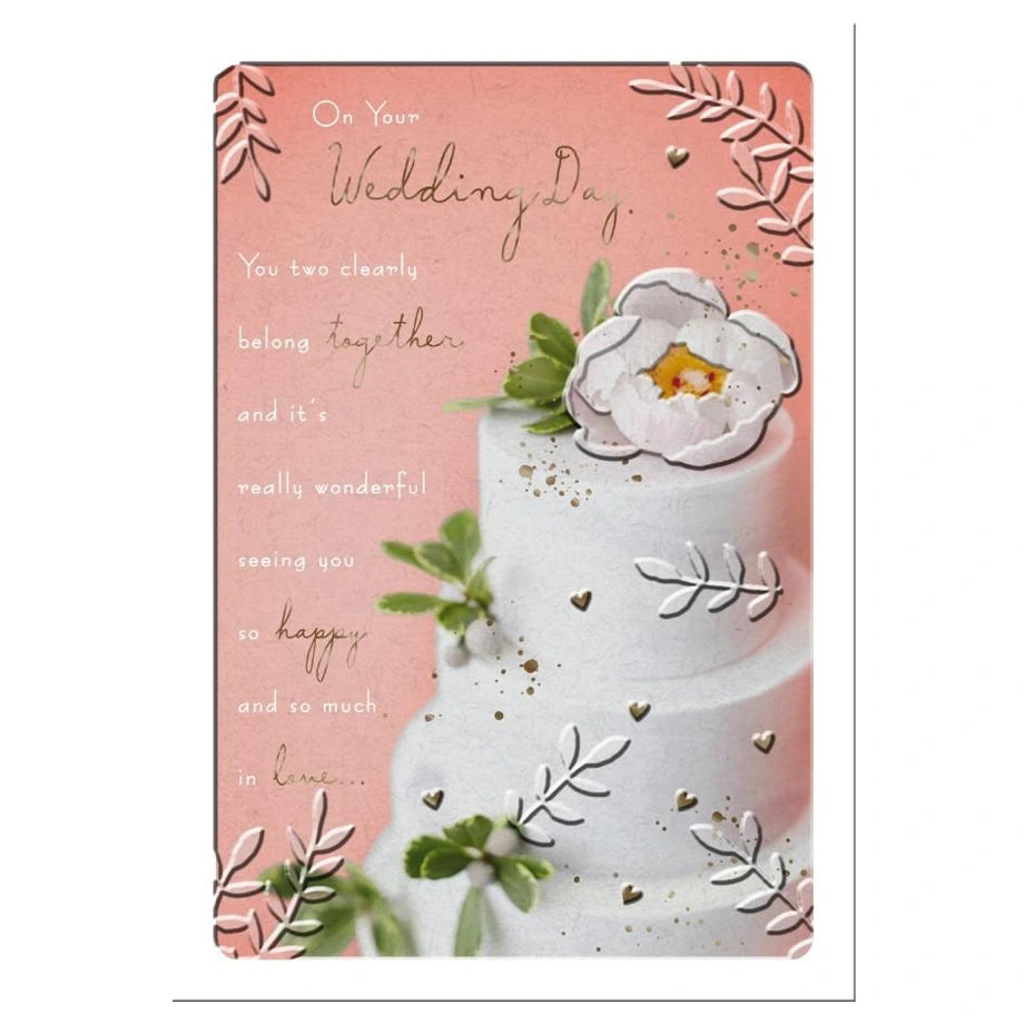 Hallmark On Your Wedding Day! You Two Clearly Belong Together!