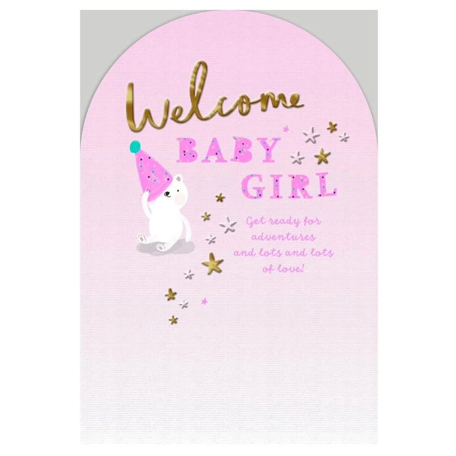 Hallmark Welcome Baby Girl! Get Ready for Adventures and Lots of Love!