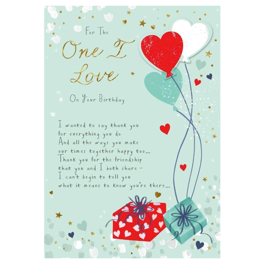 Hallmark Happy Birthday! For the One I Love!