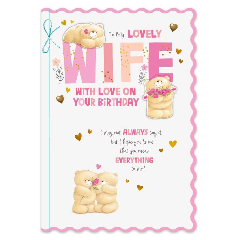 Hallmark To My Lovely Wife, with Love on Your Birthday!