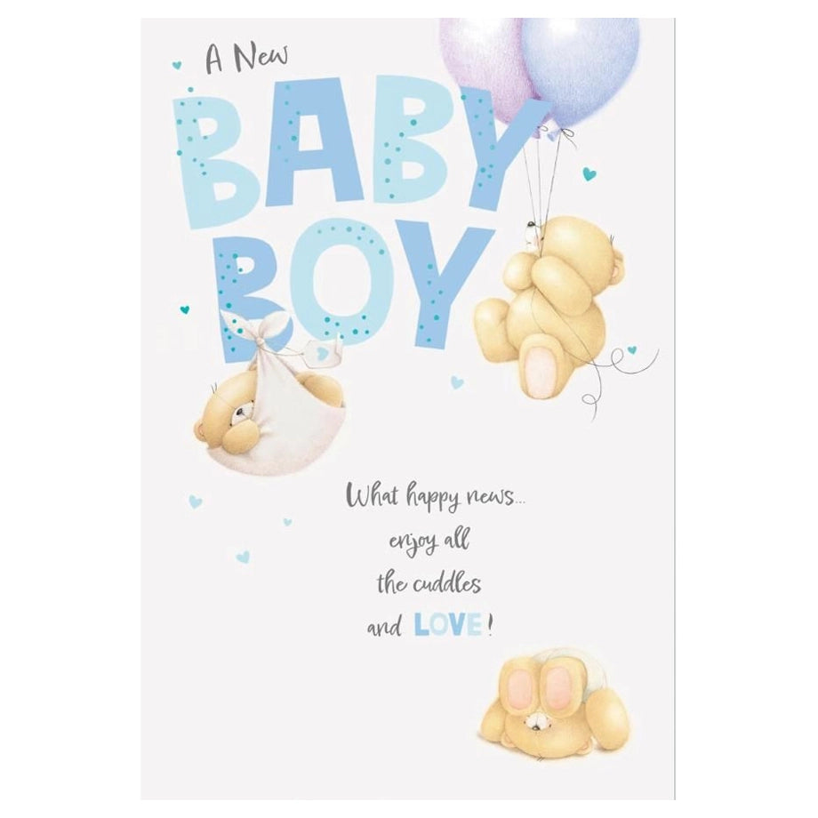 Hallmark A New Baby Boy! What Happy News Enjoy All the Cuddles and Love!