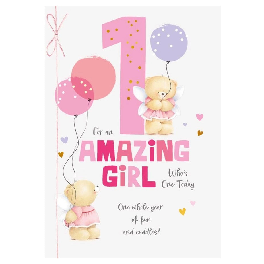 Hallmark For an Amazing Girl Who’s One Today! One Whole Year of Fun and Cuddles!