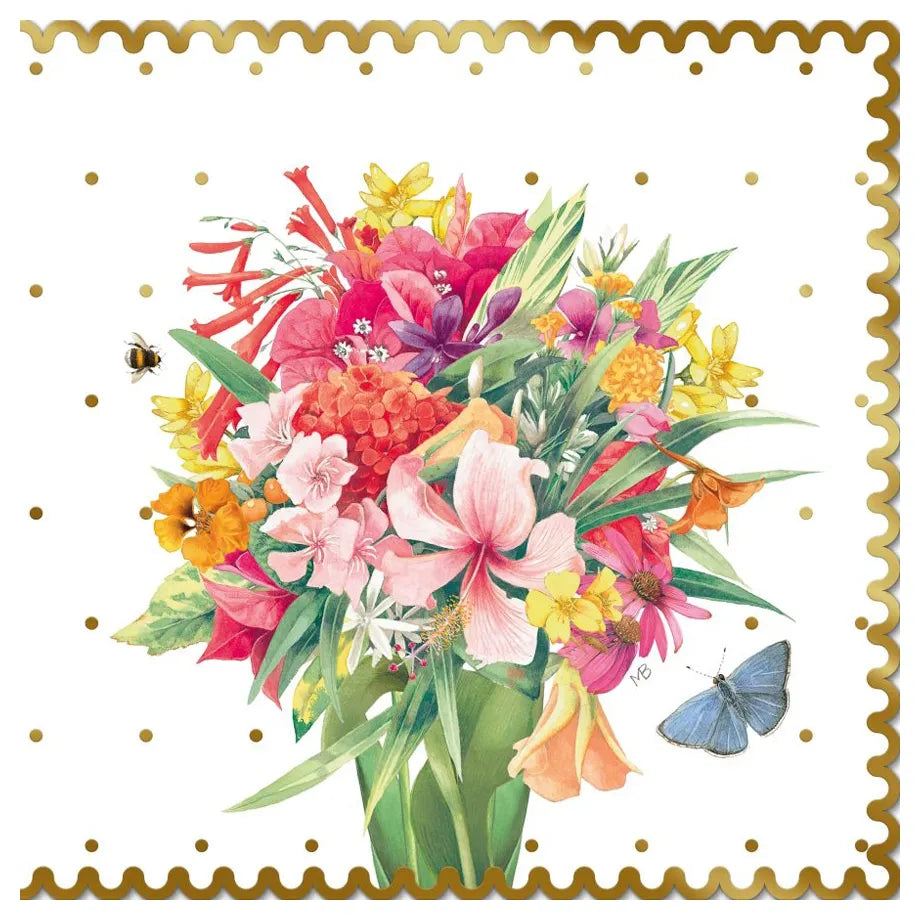 Hallmark Bouquet of Flowers (Blank Card)