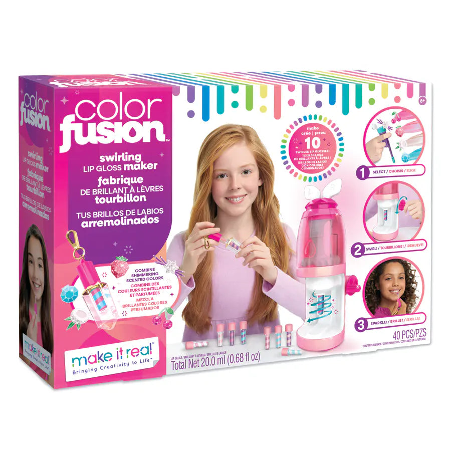Make It Real Color Fusion: صانع ملمع الشفاه الدوار Make It Real Color Fusion: صانع ملمع الشفاه الدوار