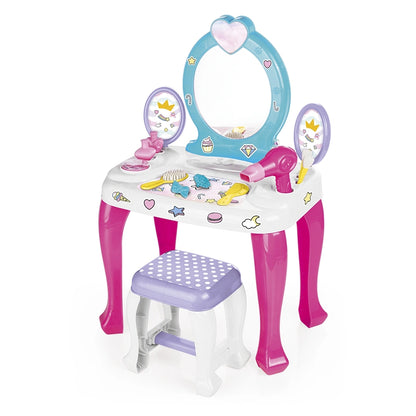 Dolu Unicorn Vanity Table & Stool Set