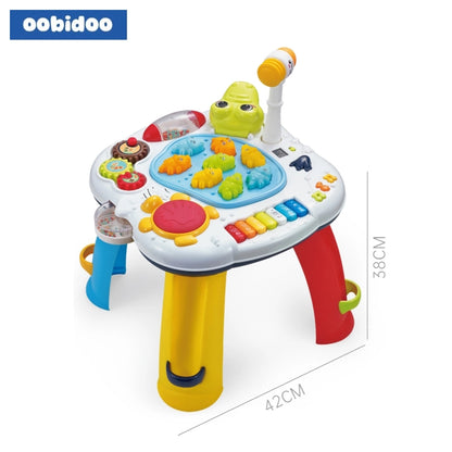 Oobidoo Crocodile Musical Activity Desk with Hammer Game (6-36M)