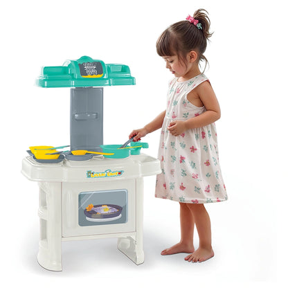 Dolu Chef’s Kitchen Set (White/Blue)