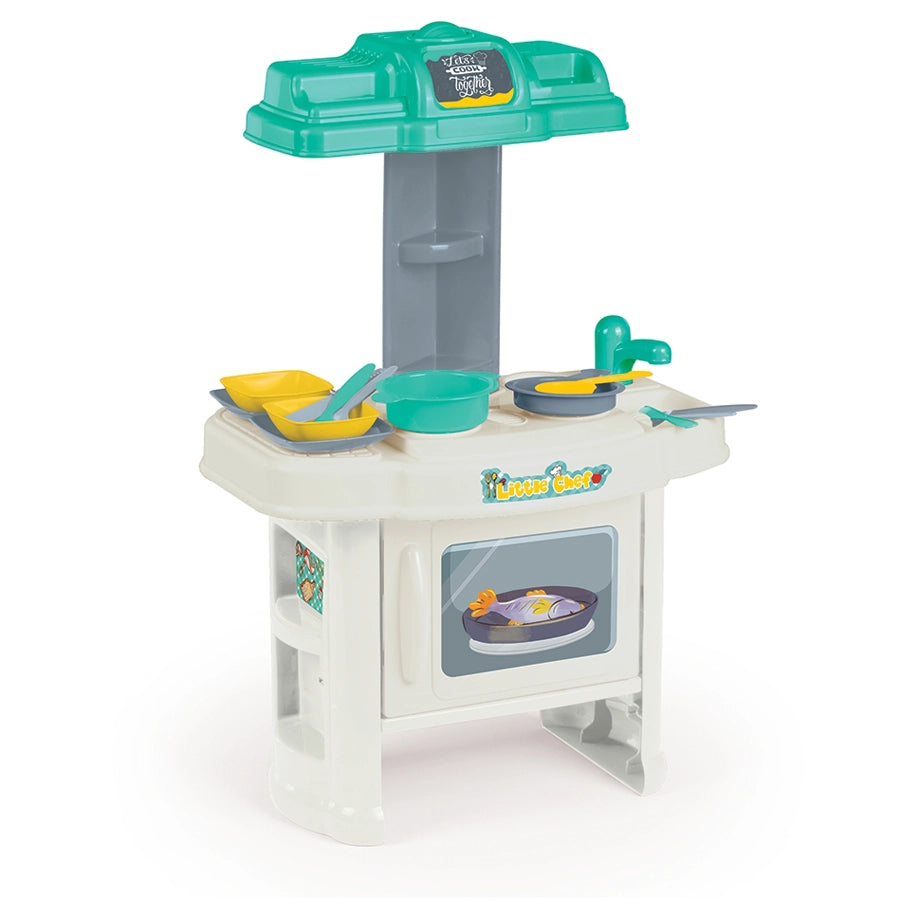 Dolu Chef’s Kitchen Set (White/Blue)