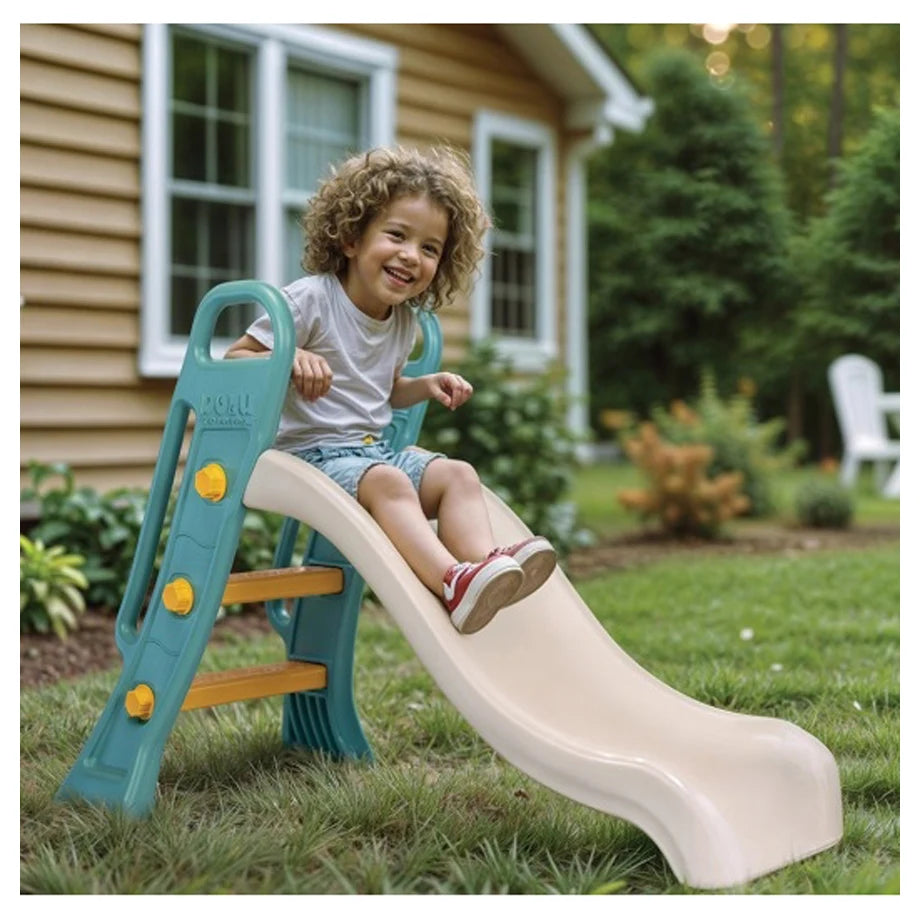Dolu Junior Slide (White/Green)
