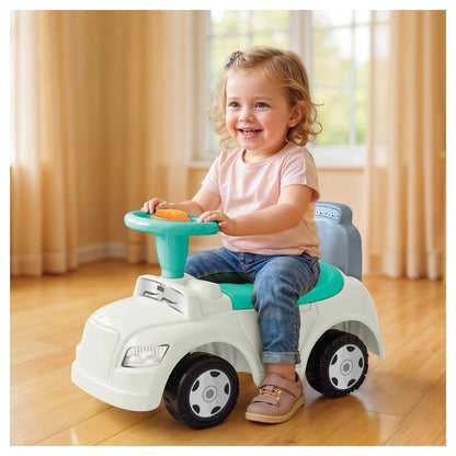 Dolu Step Car 2 In 1 (White/Green)