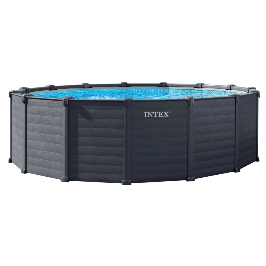 Intex Prism Graphite Gray Panel Pool Set Age 6+