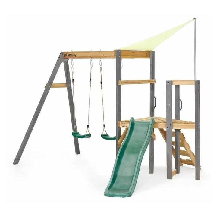 Plum Barbary Wooden Playcentre With Swing And Slide