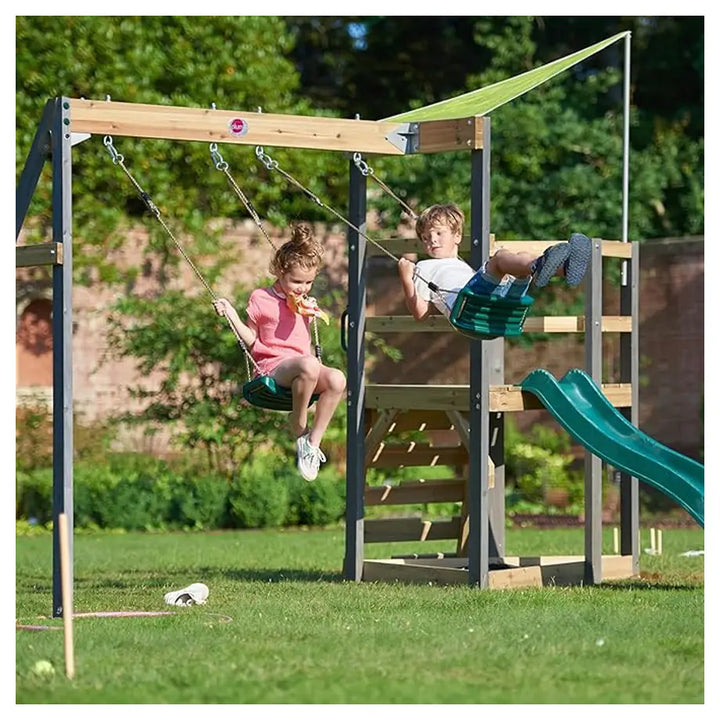 Plum Barbary Wooden Playcentre With Swing And Slide