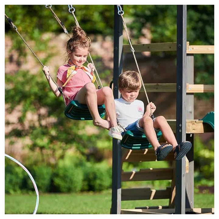 Plum Barbary Wooden Playcentre With Swing And Slide
