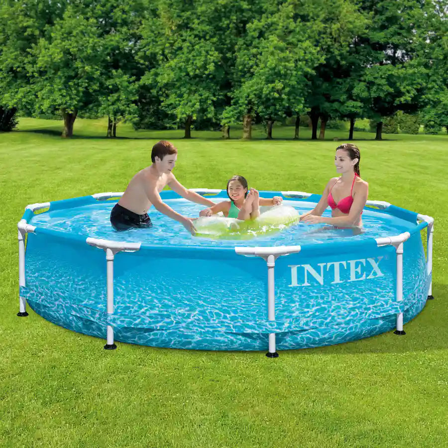 مسبح Intex Beachside بإطار معدني (3.05 متر × 76 سم) مسبح Intex Beachside بإطار معدني (3.05 متر × 76 سم)