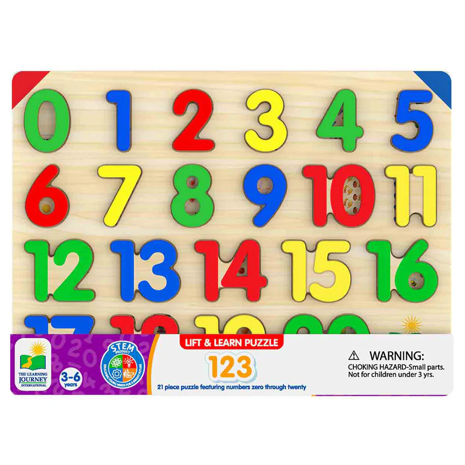 The Learning Journey Lift & Learn 123 Number Puzzle