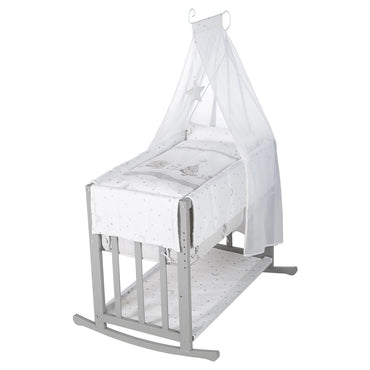 Roba 4 In1 Bedside Crib  Star Magic, 45 × 90 Cm (Taupe)