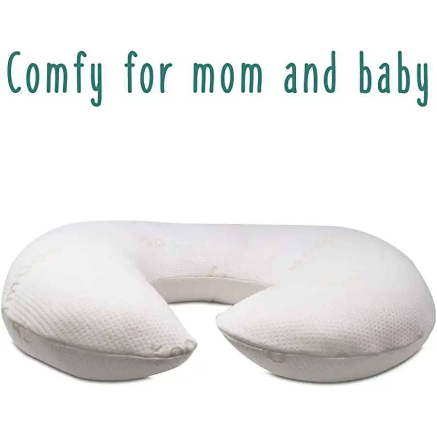 Babyworks Feeding Pillow with Memory Foam (White)